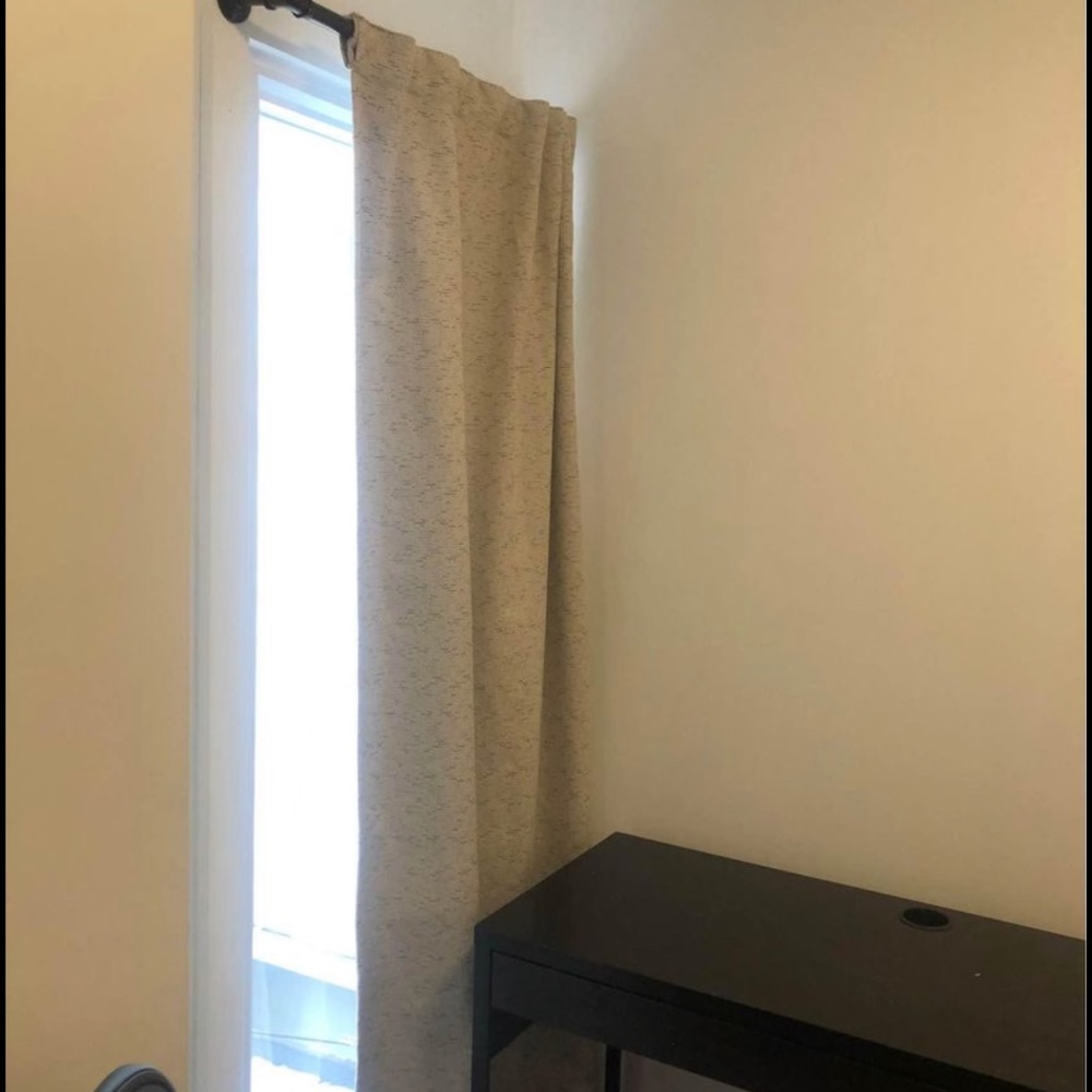 3 floor length blackout curtains 78inx49in